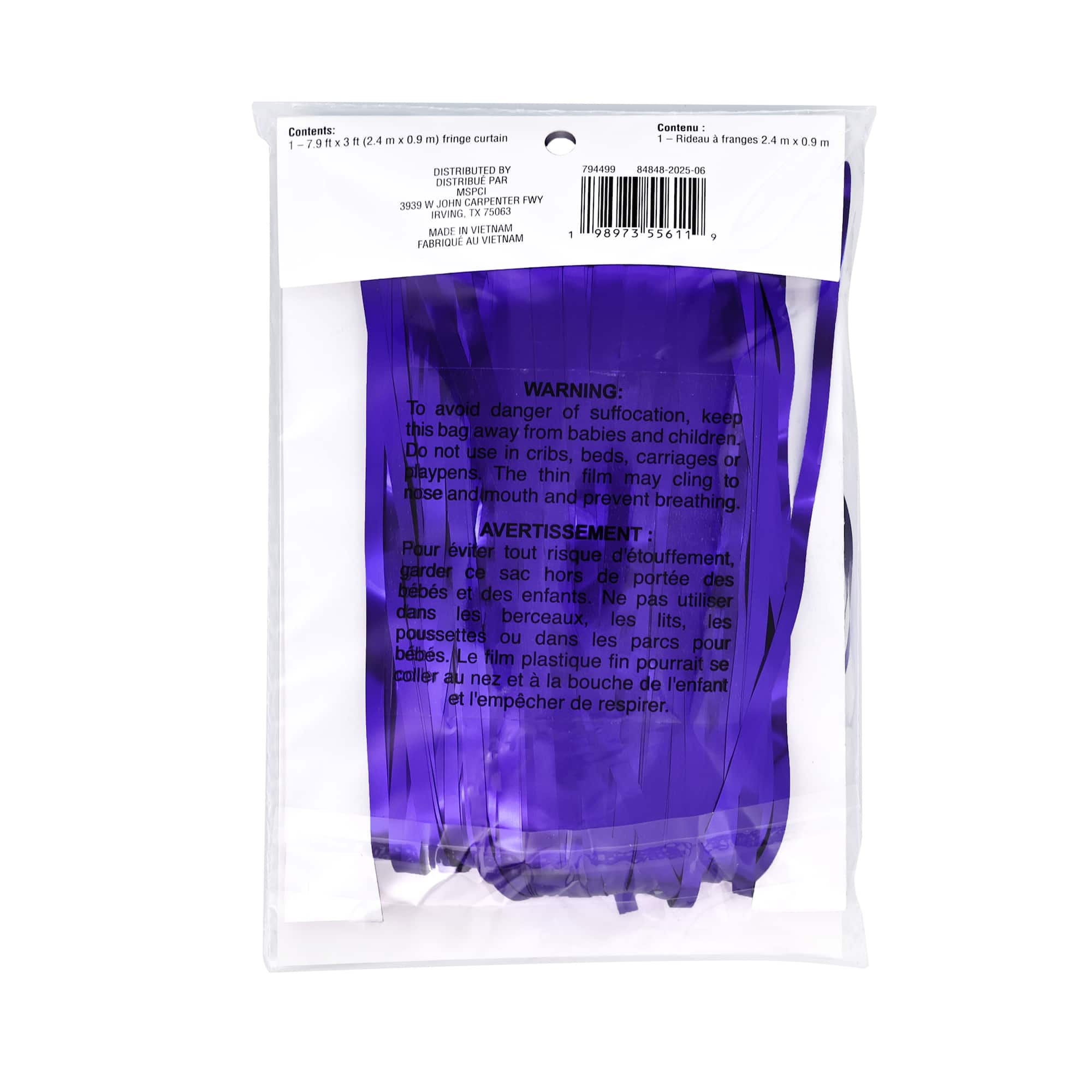 12 Pack: 8ft. x 3ft. Fringe Curtain by Celebrate It